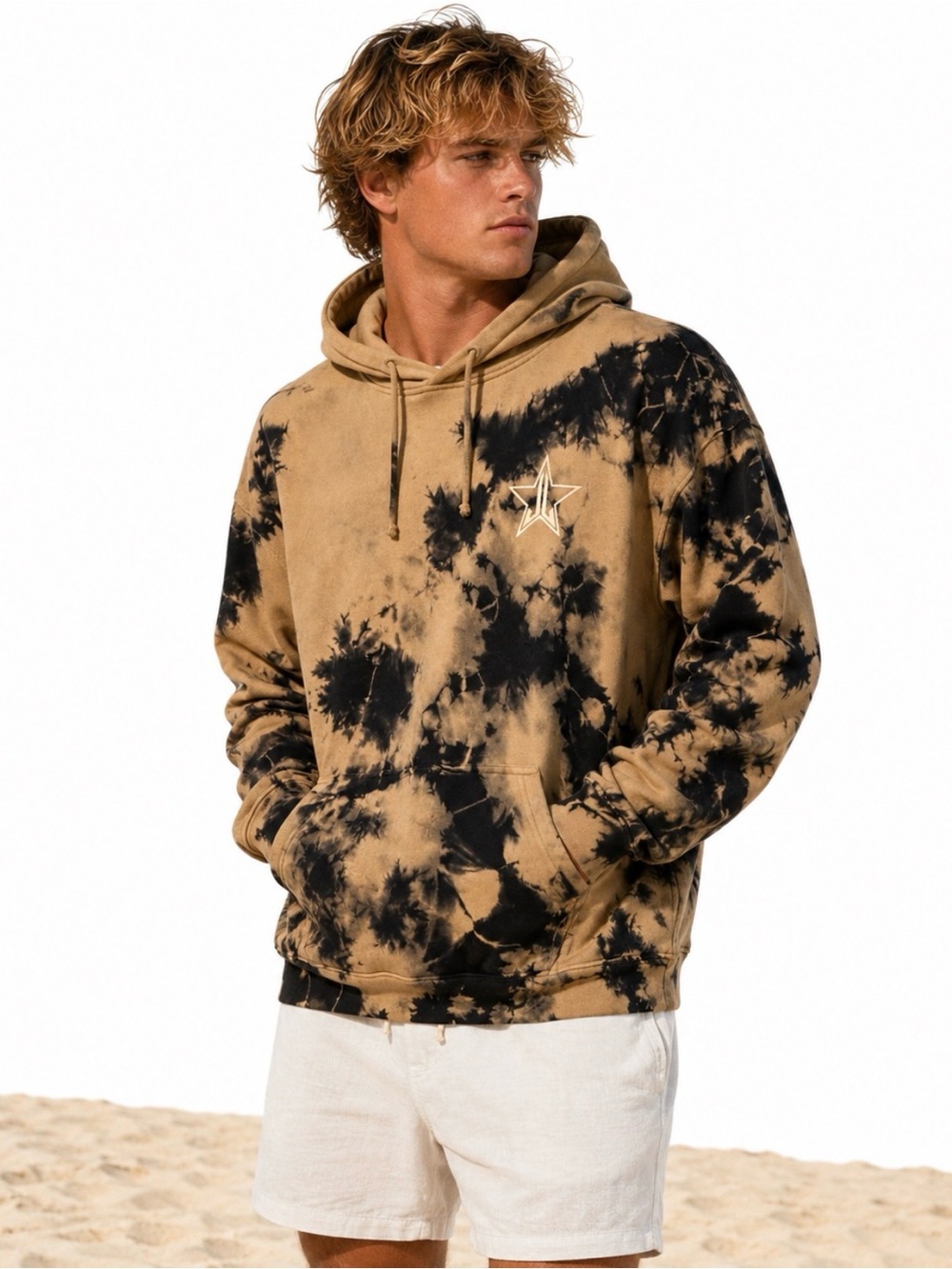 Jeffree Star Fashion Tie Dye Pullover Hoodie – XL